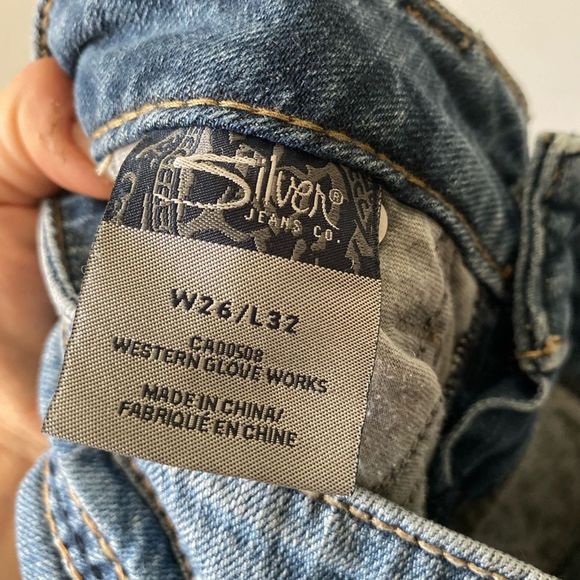 Silver jeans McKenzie with bling pockets - Picture 7 of 8